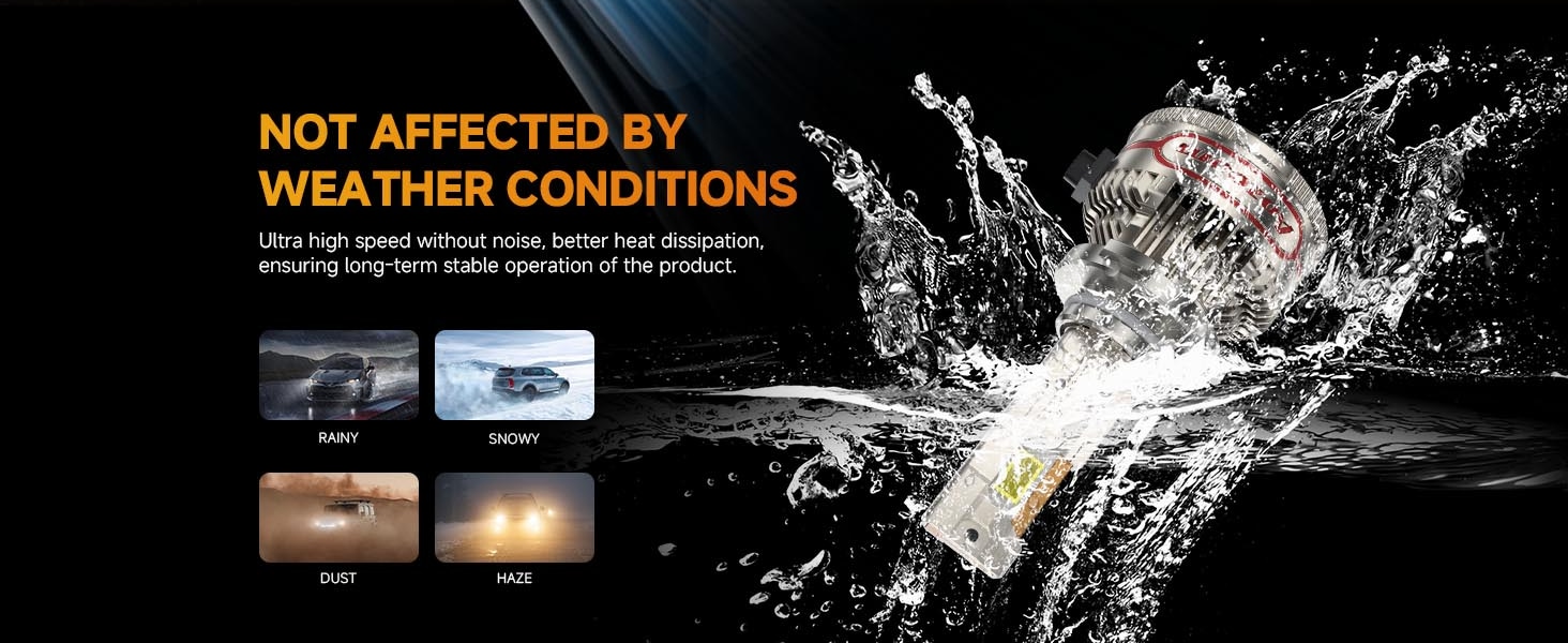 Aozoom Z-200 Pro Series 9006 LED Bulbs, Brightness 16000LM 150W detail 4
