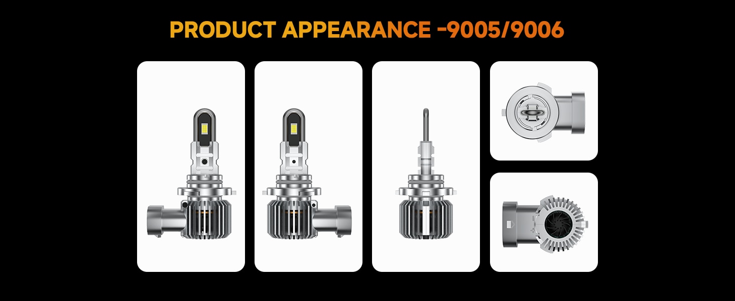 Aozoom Z-100 Pro Series 9006 LED Bulbs, Brightness 8000LM 70W detail 6